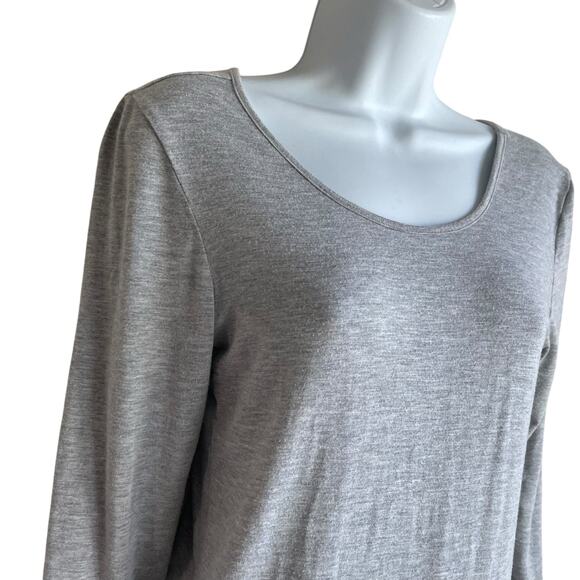 Anthropologie Dolan Left Coast Collection Women Top S Gray Tee Stretch Comfort - Picture 4 of 7